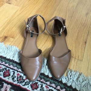 Forever21 Brown Ankle Flats